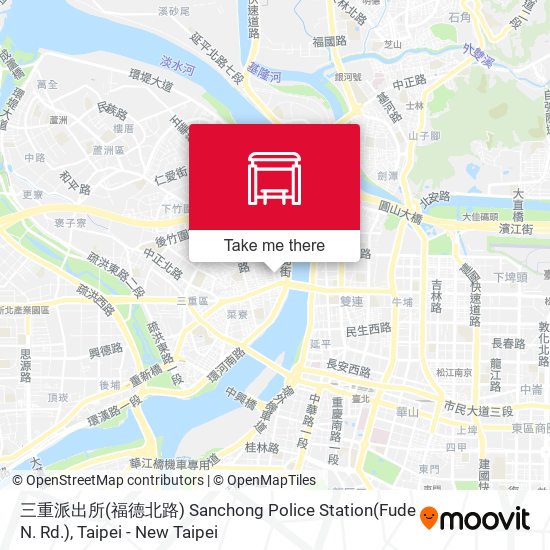 三重派出所(福德北路) Sanchong Police Substation map