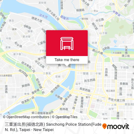 三重派出所(福德北路) Sanchong Police Station(Fude N. Rd.) map