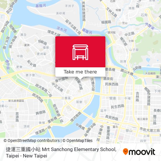 捷運三重國小站 Mrt Sanchong Elementary School map