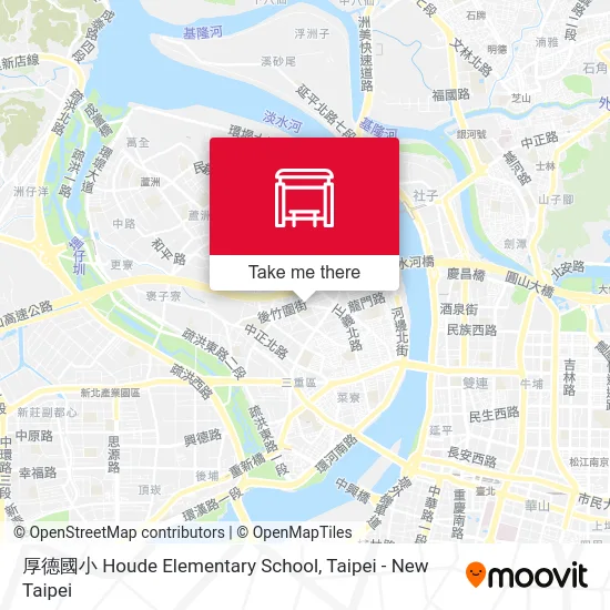 厚德國小 Houde Elementary School map