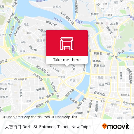 大智街口 Dazhi St. Entrance map