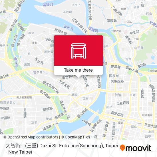大智街口(三重) Dazhi St. Entrance(Sanchong)地圖