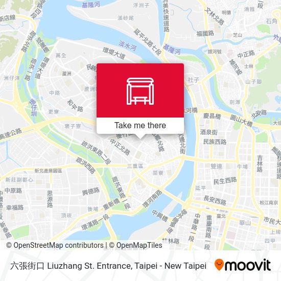 六張街口 Liuzhang St. Entrance map