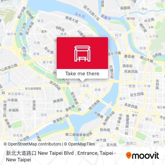 新北大道路口 New Taipei Blvd . Entrance map