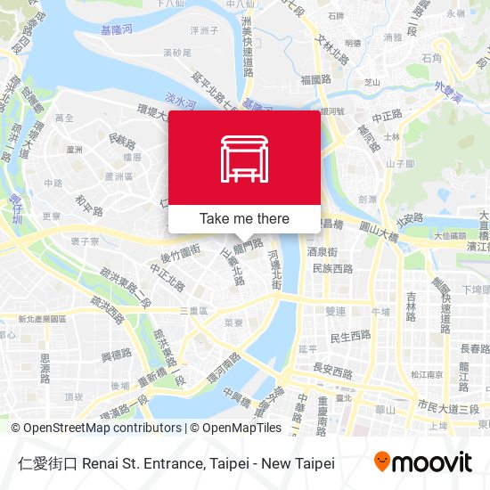 仁愛街口 Renai St. Entrance map