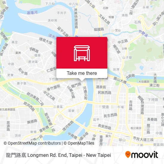 龍門路底 Longmen Rd. End map