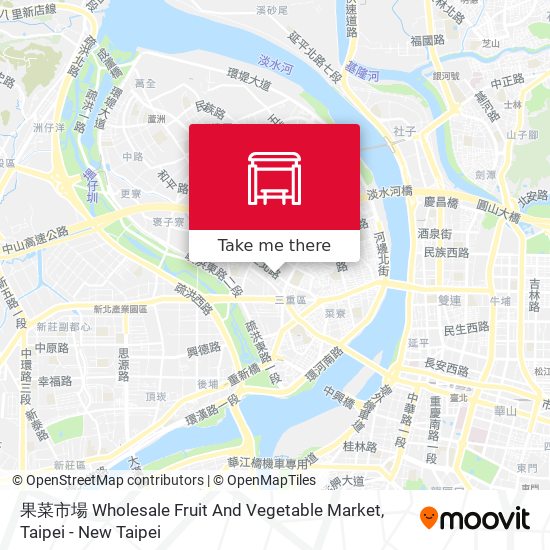 果菜市場 Wholesale Fruit And Vegetable Market map