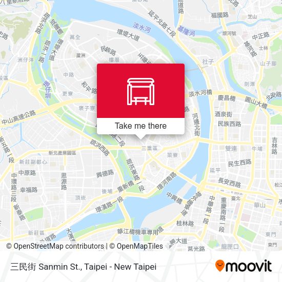 三民街 Sanmin St.地圖