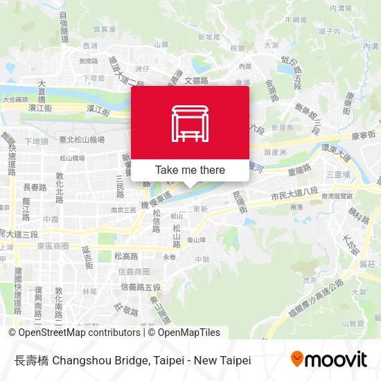 長壽橋 Changshou Bridge map