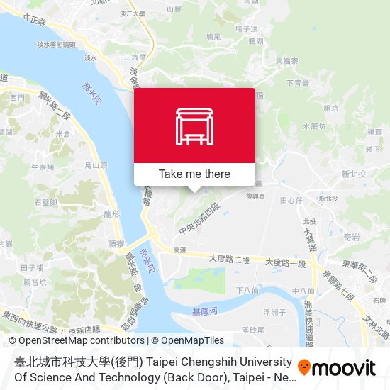 臺北城市科技大學(後門) Taipei Chengshih University Of Science And Technology (Back Door)地圖