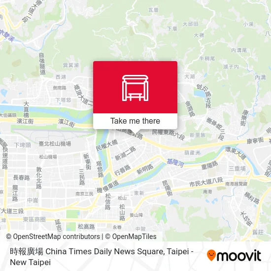 時報廣場 China Times Daily News Square map
