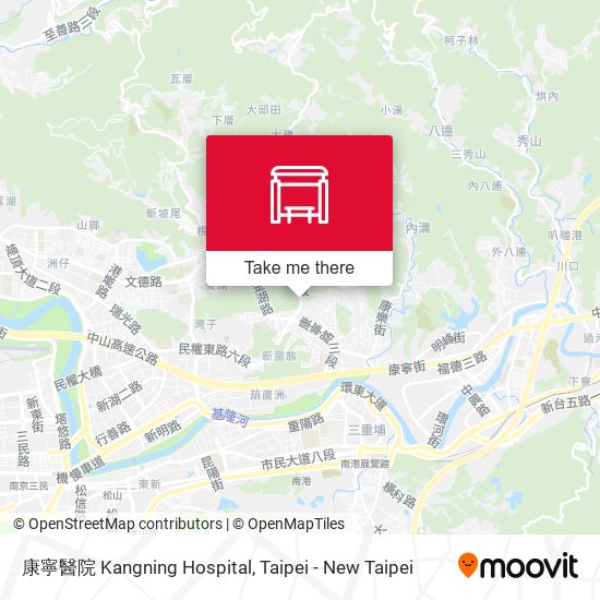 康寧醫院 Kangning Hospital map