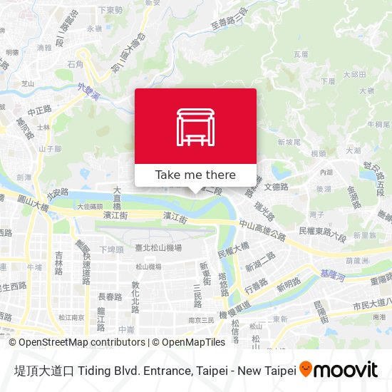 堤頂大道口 Tiding Blvd. Entrance map