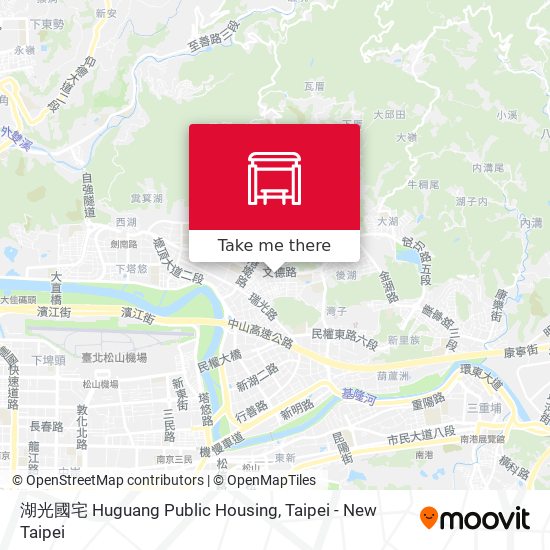 湖光國宅 Huguang Public Housing map