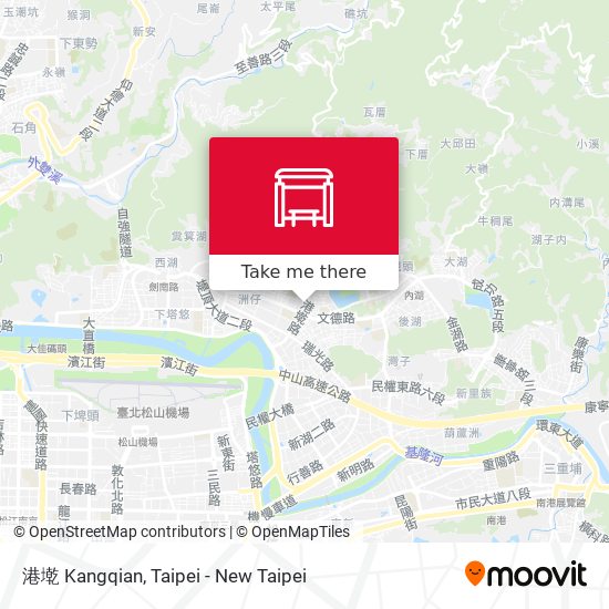 港墘 Kangqian map