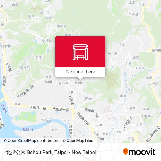 北投公園 Beitou Park地圖