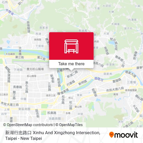 新湖行忠路口 Xinhu And  Xingzhong Intersection map