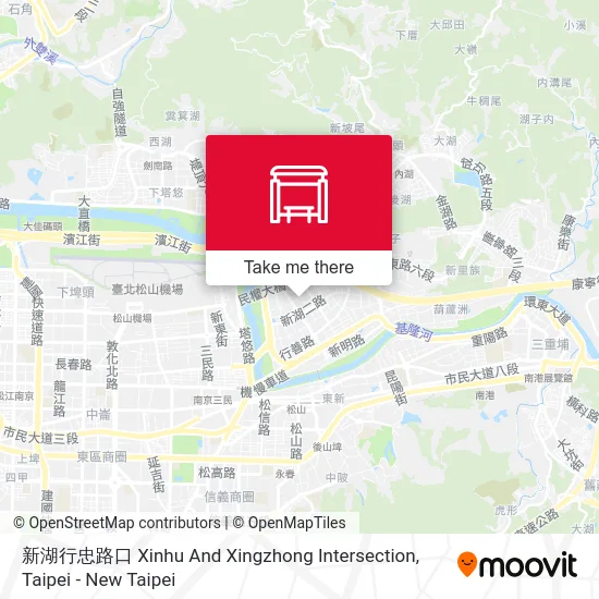 新湖行忠路口 Xinhu And  Xingzhong Intersection map