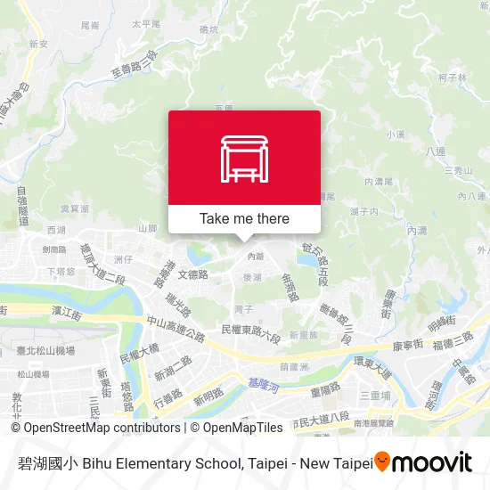 碧湖國小 Bihu Elementary School map