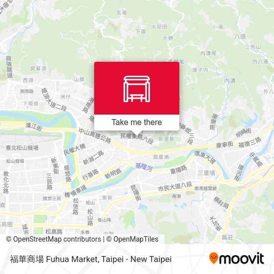 福華商場 Fuhua Market map