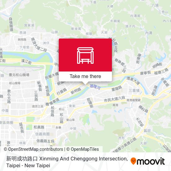 新明成功路口 Xinming And Chenggong Intersection地圖