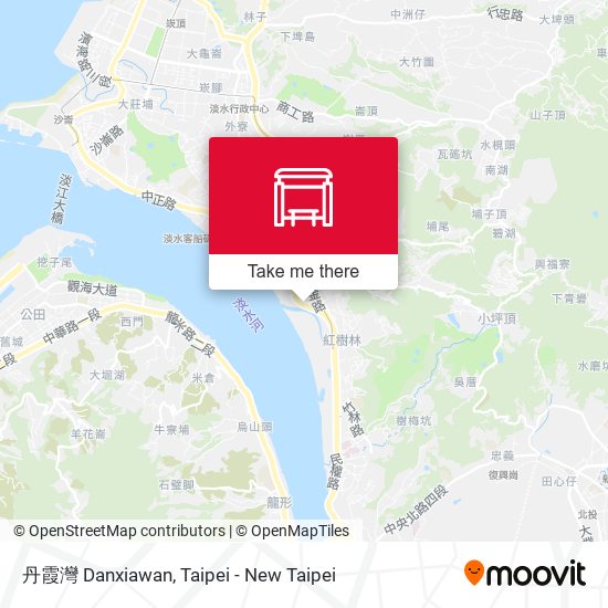 丹霞灣 Danxiawan map