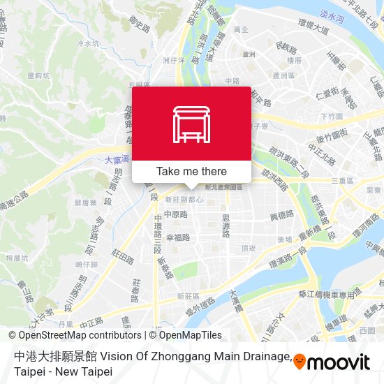 中港大排願景館 Vision Of Zhonggang Main Drainage map