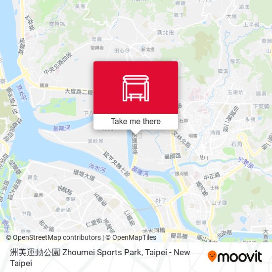 洲美運動公園 Zhoumei Sports Park map