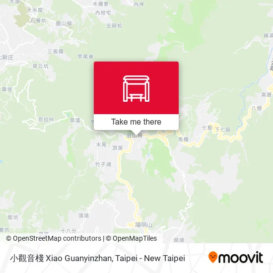 小觀音棧 Xiao Guanyinzhan map