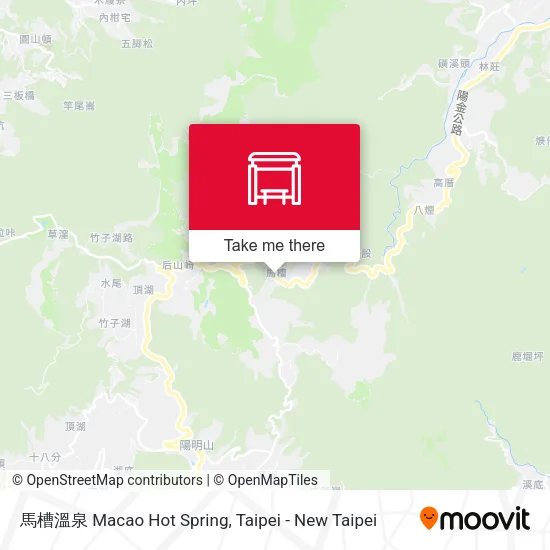 馬槽溫泉 Macao Hot Spring map