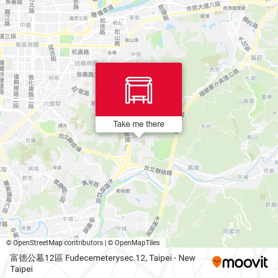 富德公墓12區 Fudecemeterysec.12 map