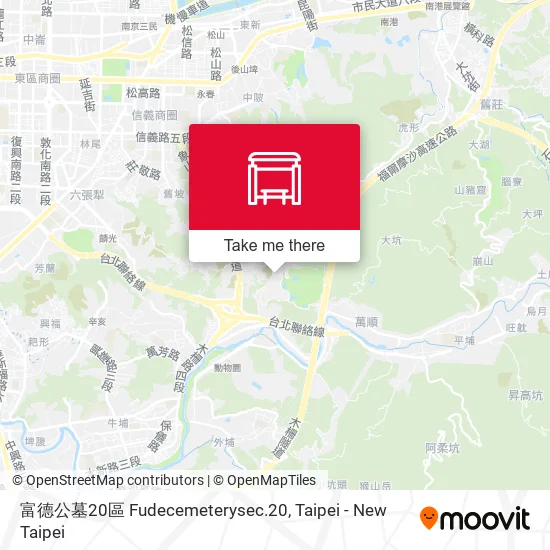 富德公墓20區 Fudecemeterysec.20 map