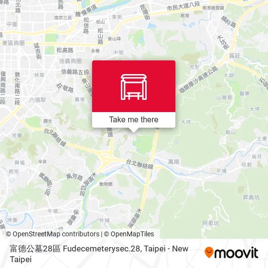 富德公墓28區 Fudecemeterysec.28 map