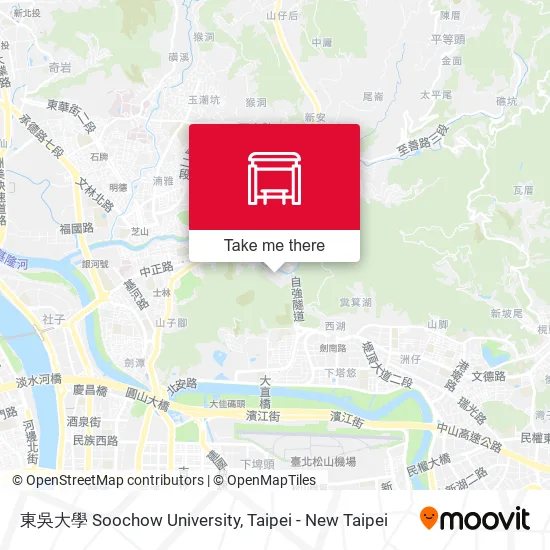 東吳大學 Soochow University map