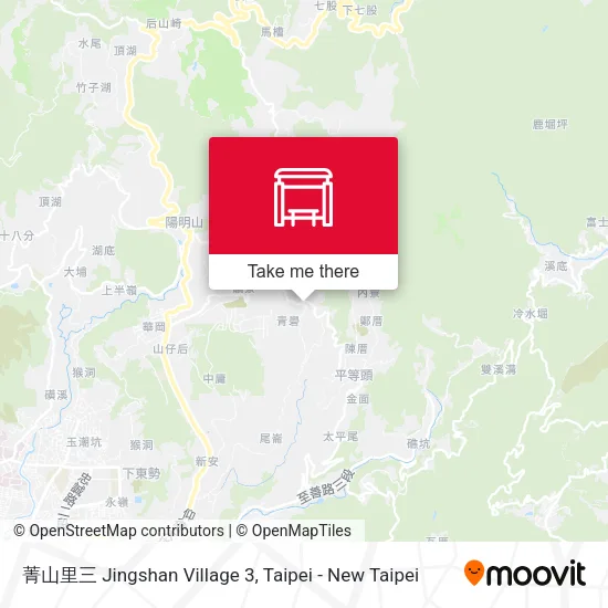 菁山里三 Jingshan Village 3 map