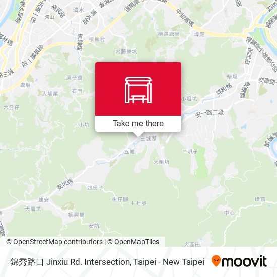 錦秀路口 Jinxiu Rd. Intersection map