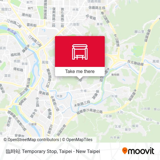 臨時站 Temporary Stop map