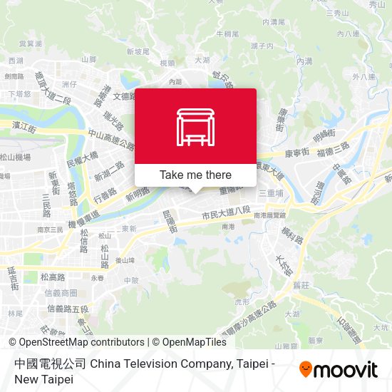 中國電視公司 China Television Company map