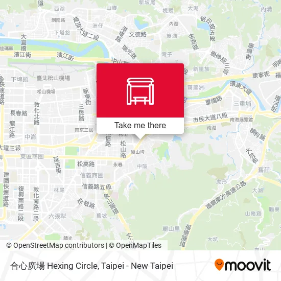 合心廣場 Hexing Circle map