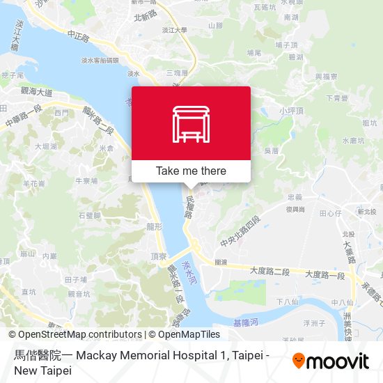 馬偕醫院一 Mackay Memorial Hospital 1 map