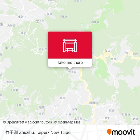 竹子湖 Zhuzihu地圖