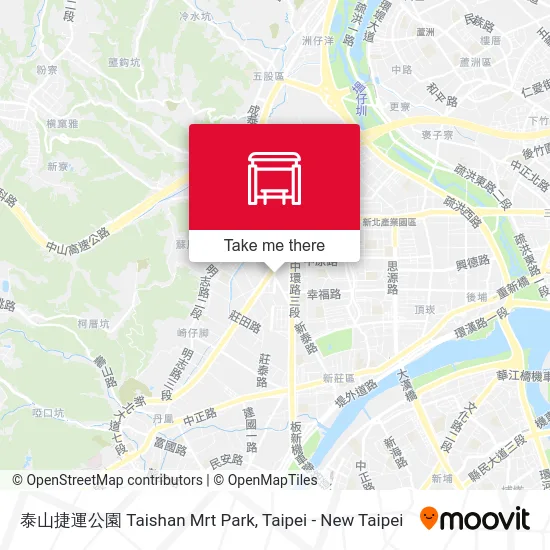 泰山捷運公園 Taishan Mrt Park map