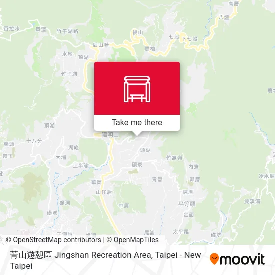 菁山遊憩區 Jingshan Recreation Area map