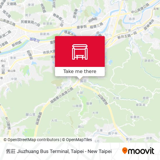 舊莊 Jiuzhuang Bus Terminal map