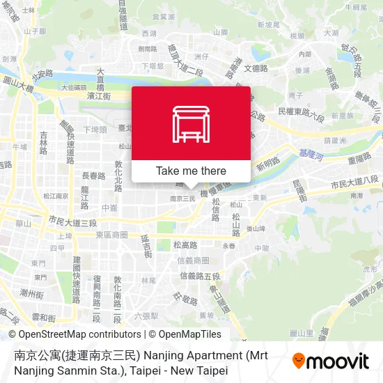 南京公寓(捷運南京三民) Nanjing Apartment (Mrt Nanjing Sanmin Sta.)地圖