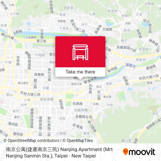 南京公寓(捷運南京三民) Nanjing Apartment (Mrt Nanjing Sanmin Sta.) map