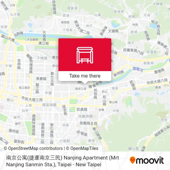 南京公寓(捷運南京三民) Nanjing Apartment (Mrt Nanjing Sanmin Sta.)地圖