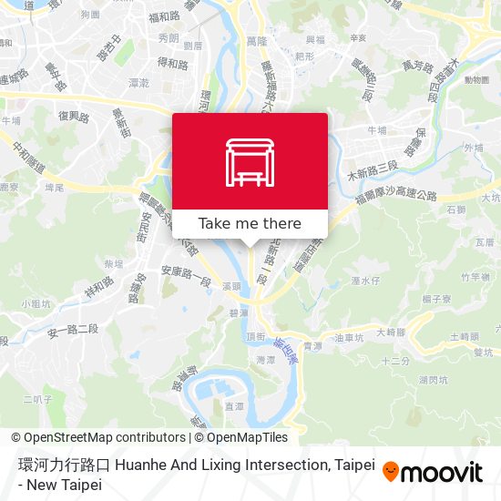 環河力行路口 Huanhe And Lixing Intersection map