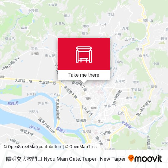 陽明交大校門口 Nycu Main Gate地圖