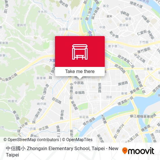 中信國小 Zhongxin Elementary School map